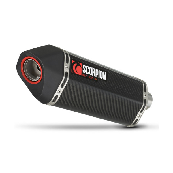 Scorpion Exhaust Suzuki GSF650 Bandit 2007 - 2011 Serket Parallel Slip-on Carbon Fibre Sleeve